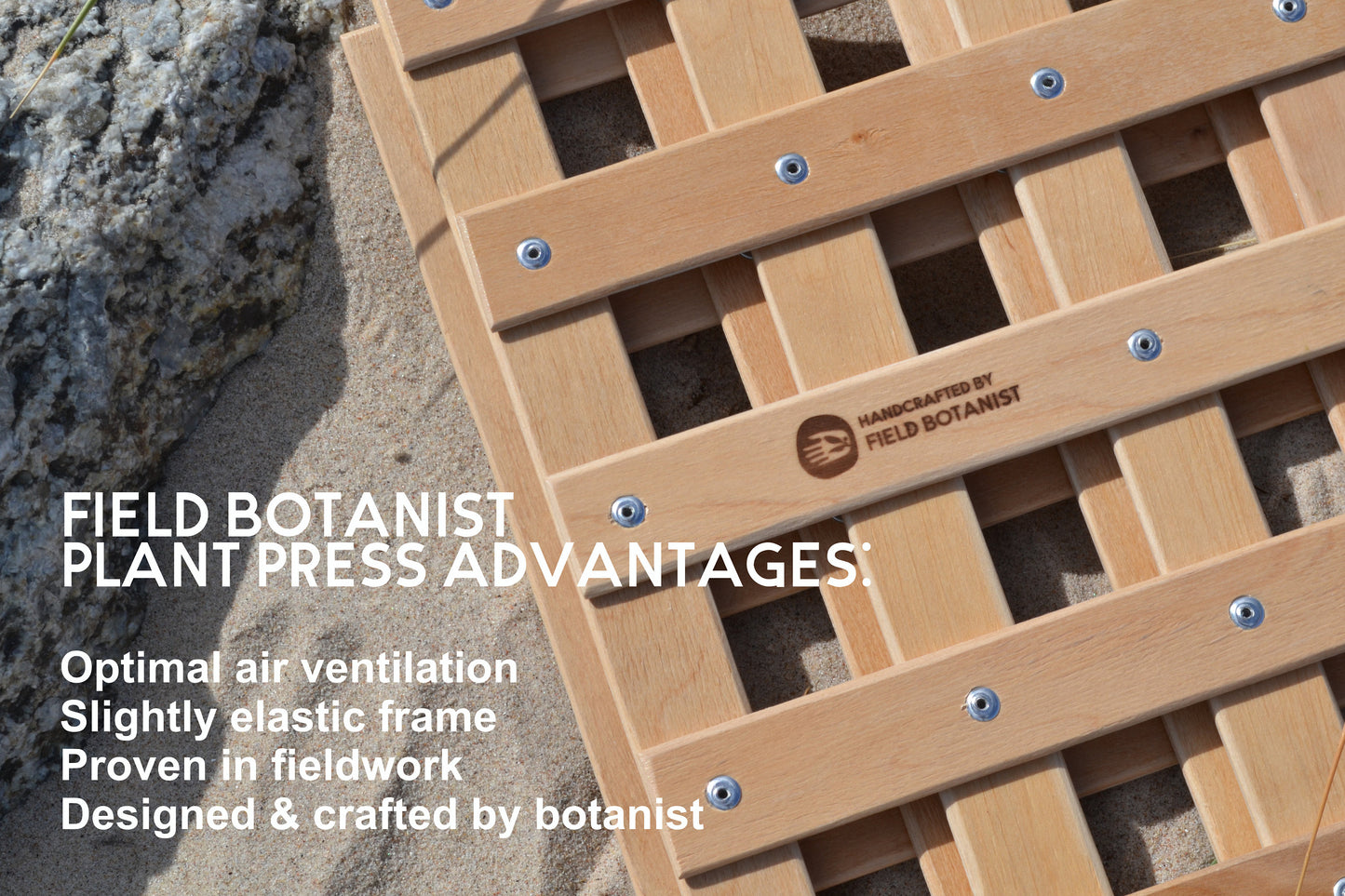 Large A3 Professional Plant Press Kit 12" x 18" for field botanists